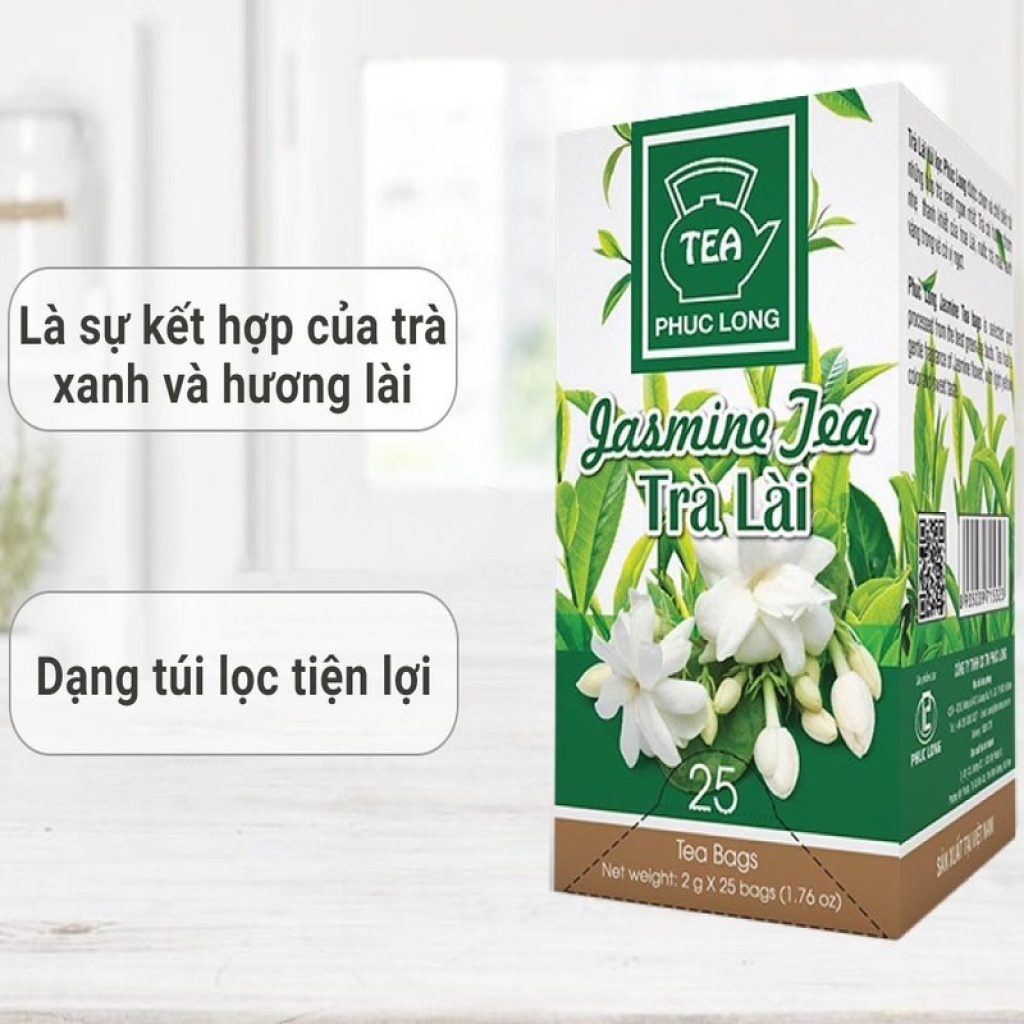 Trà lài túi lọc Phúc Long hộp 50g