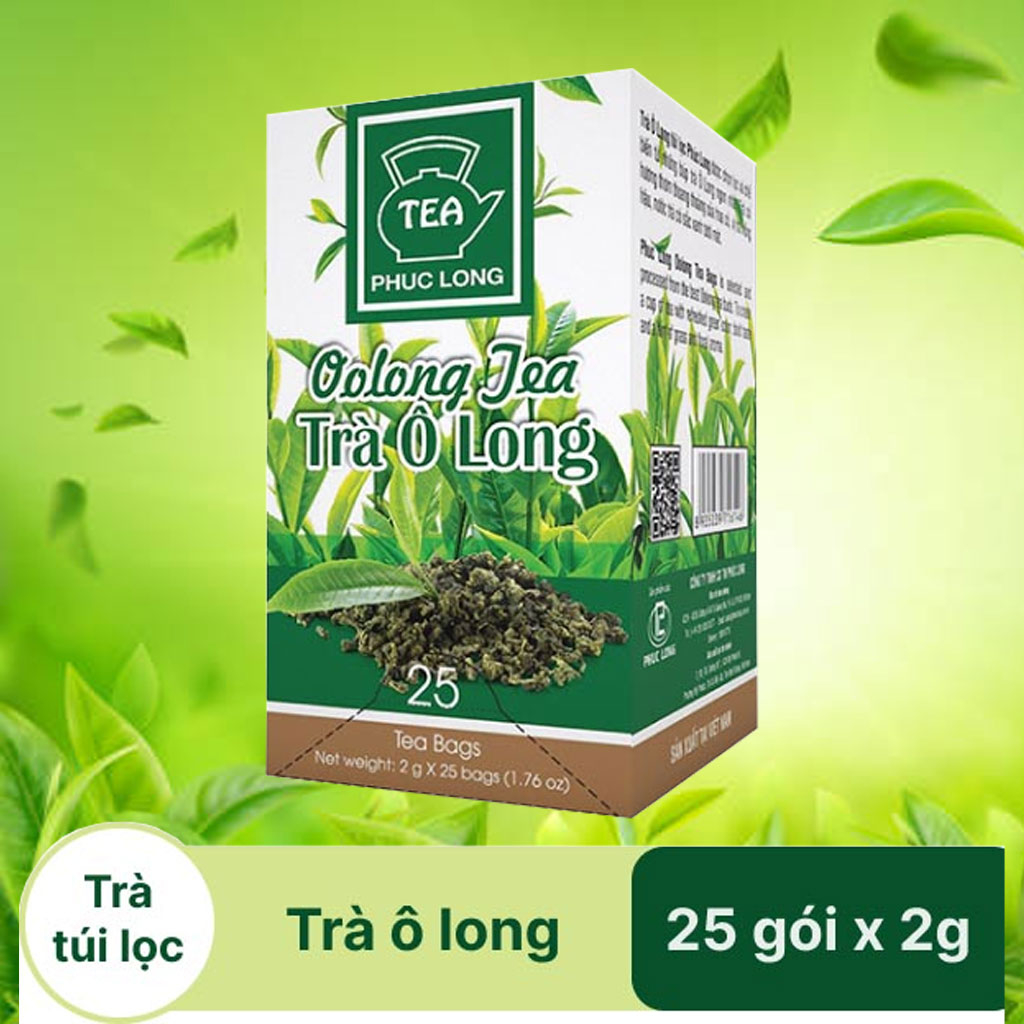 Trà ô long túi lọc Phúc Long hộp 50g
