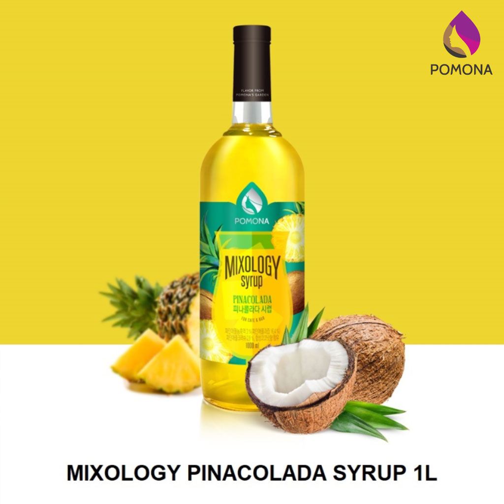 Sirô Dứa Dừa Pomona Pinacolada Syrup 1 lít