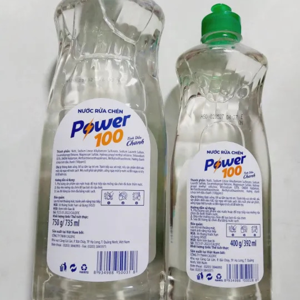Nước Rửa Chén Hương Chanh POWER100