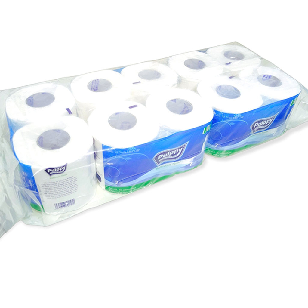 Giấy vệ sinh Pulppy 2 lớp lốc 10 cuộn 