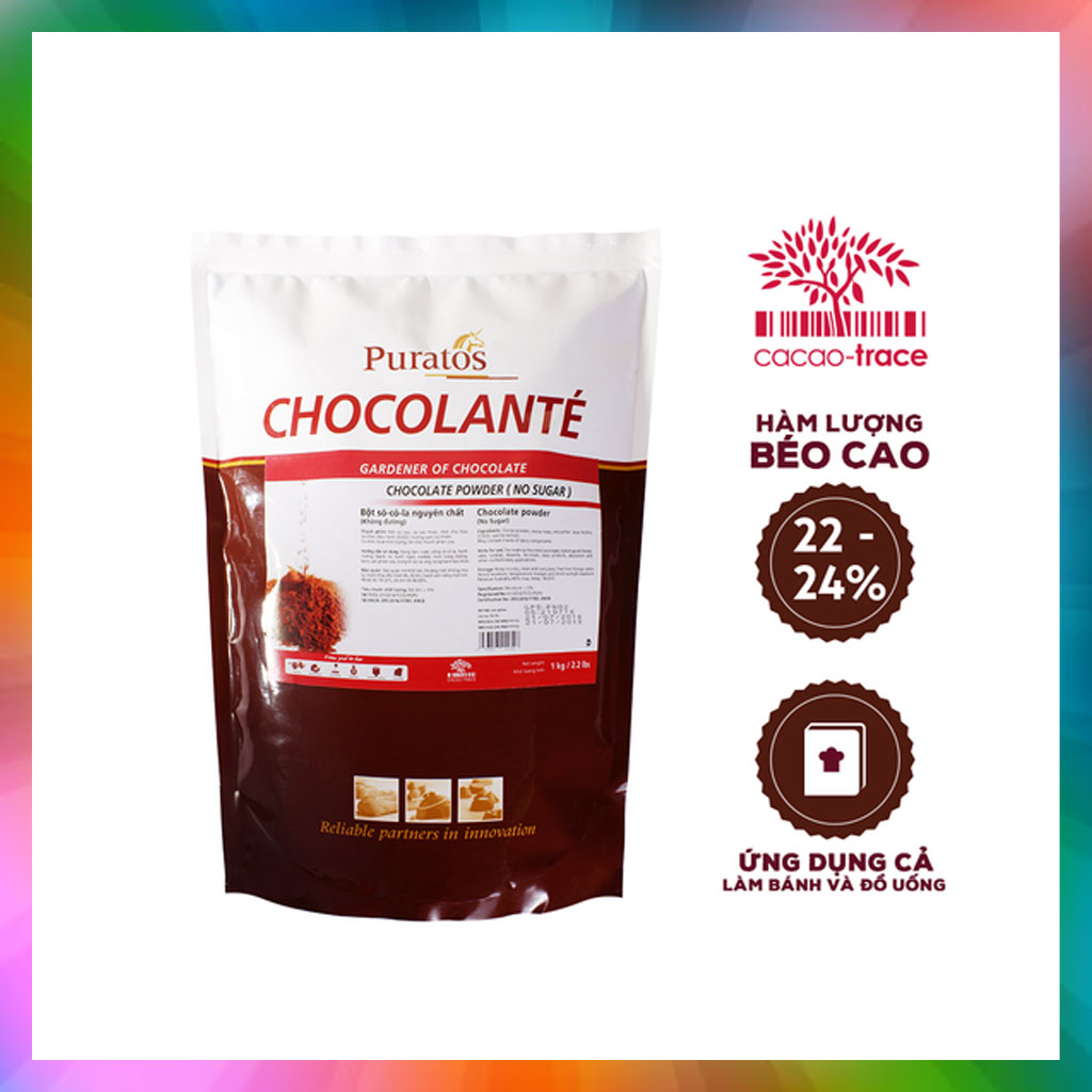 Bột cacao Chocolate Puratos 1kg
