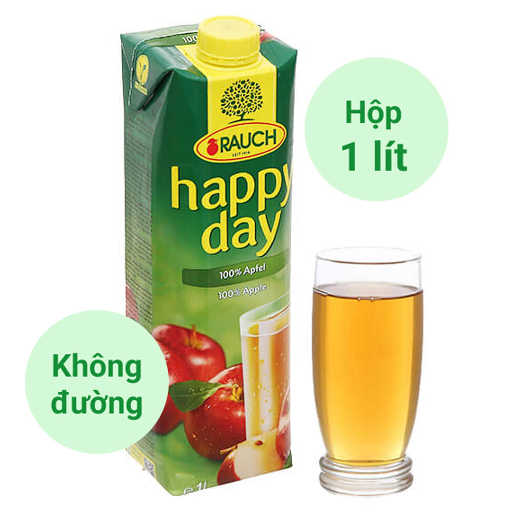 Nước ép táo nguyên chất Rauch Happy Day 1L B130370