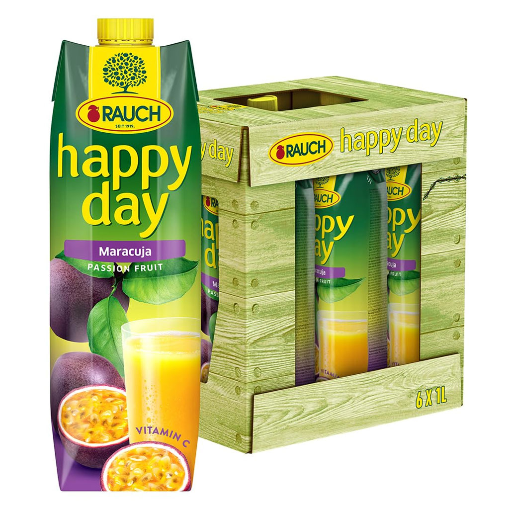 Nước chanh dây Rauch Happy Day Passion Fruit 1L B140086