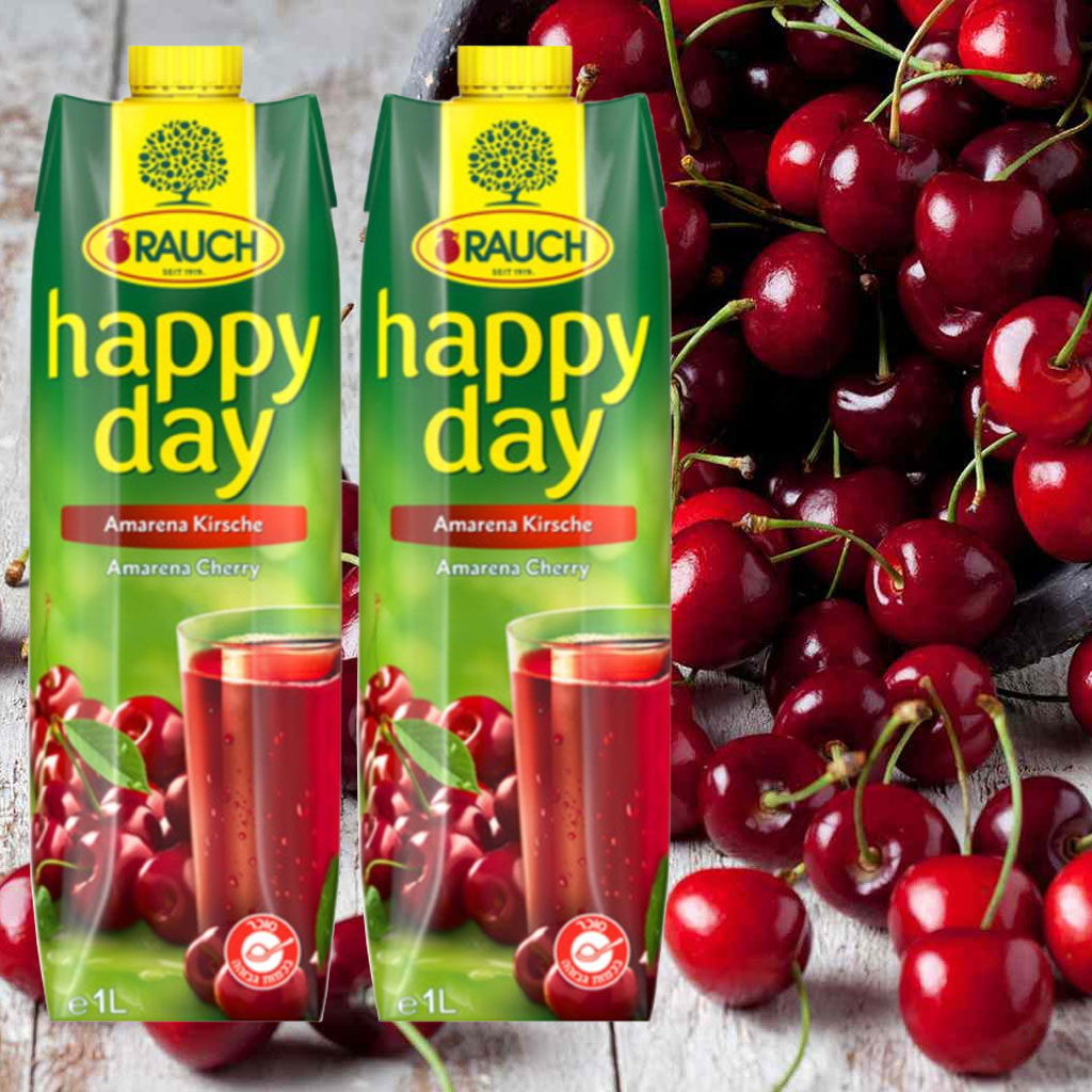 Nước ép anh đào Rauch Happy Day Amarena Cherry 1L B140082