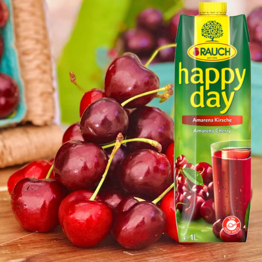 Nước ép anh đào Rauch Happy Day Amarena Cherry 1L B140082
