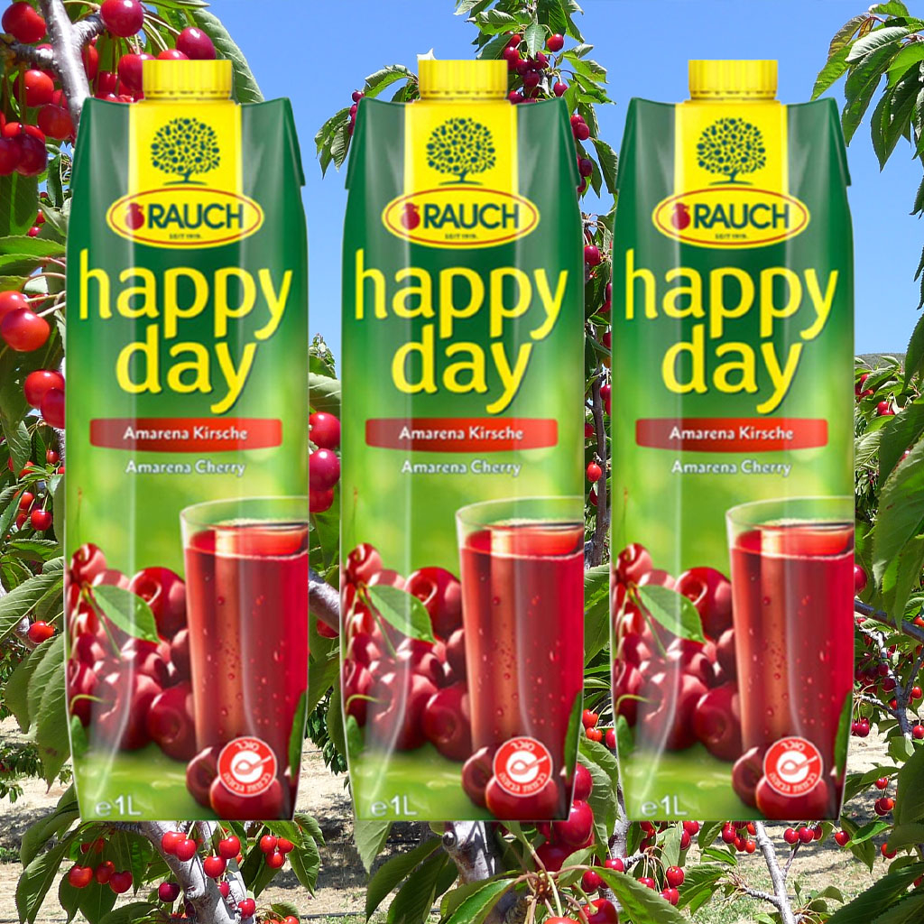 Nước ép anh đào Rauch Happy Day Amarena Cherry 1L B140082
