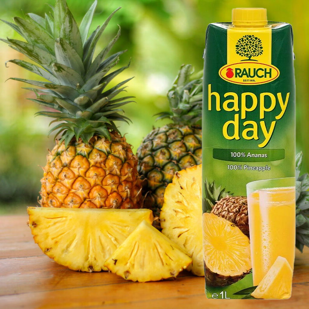 Nước ép dứa nguyên chất Rauch Happy Day 1L B140084