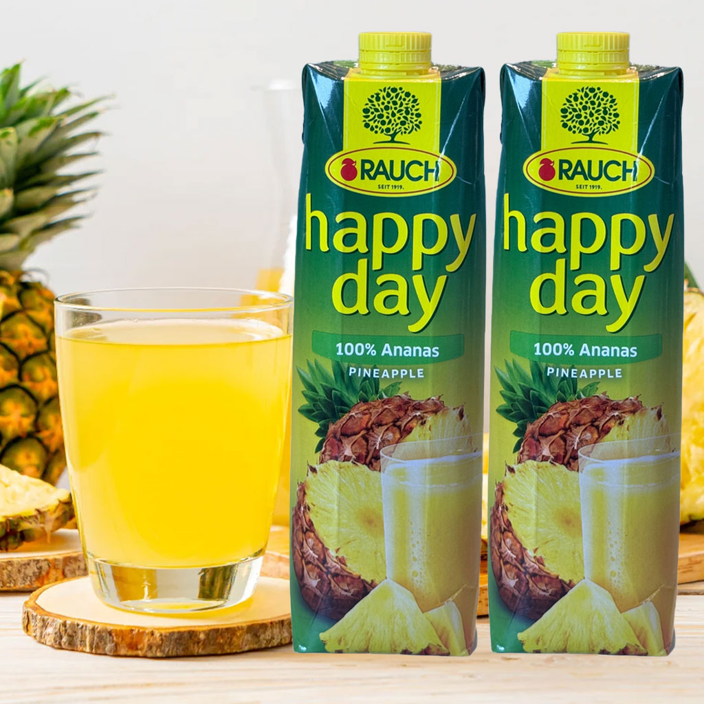 Nước ép dứa nguyên chất Rauch Happy Day 1L B140084