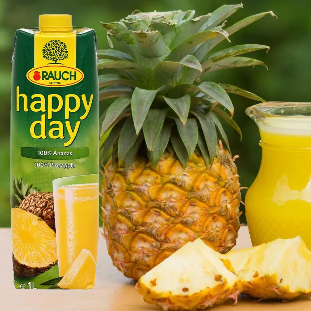 Nước ép dứa nguyên chất Rauch Happy Day 1L B140084