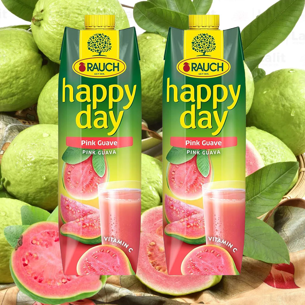 Nước ép ổi hồng Rauch Happy Day Pink Guava 1L B140087