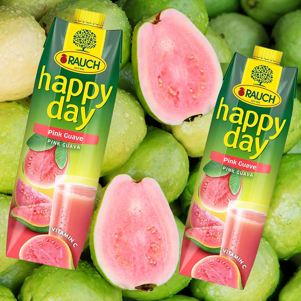 Nước ép ổi hồng Rauch Happy Day Pink Guava 1L B140087