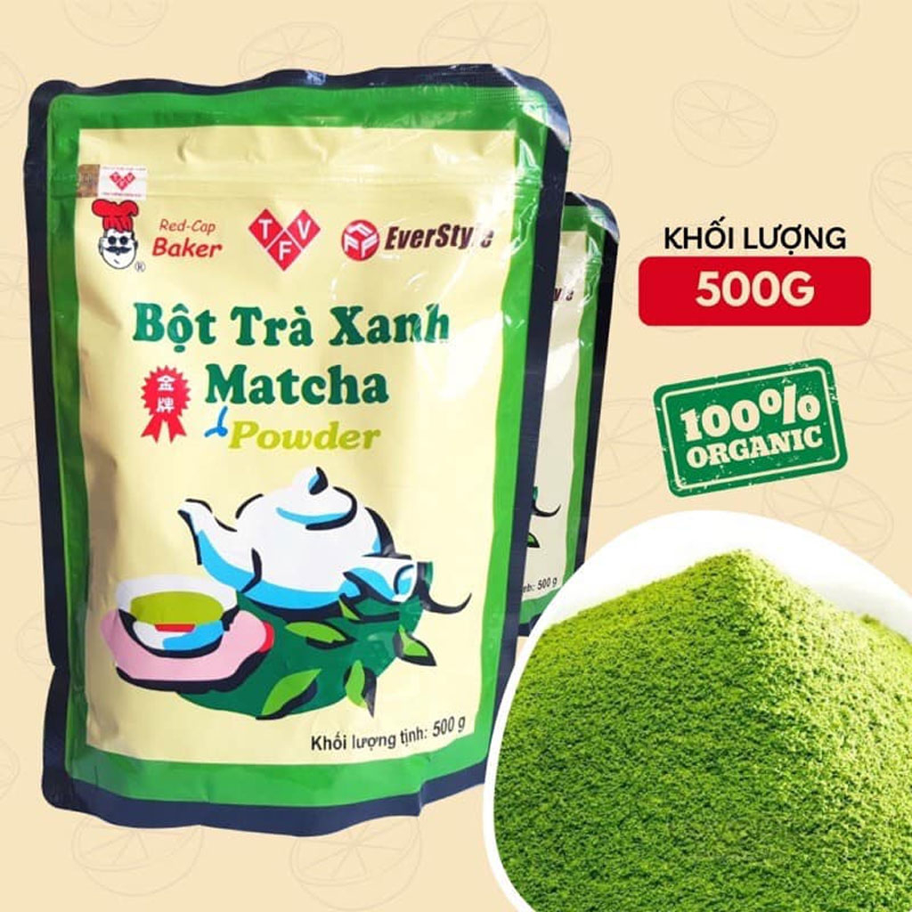 Bột Trà Xanh Red-cap Baker Macha Powder 500g