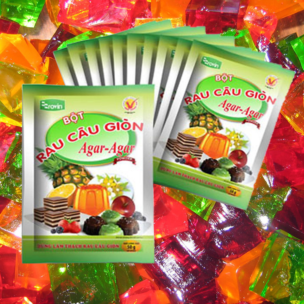 Bột Rau Câu Giòn Rovin Agar-Agar 50g