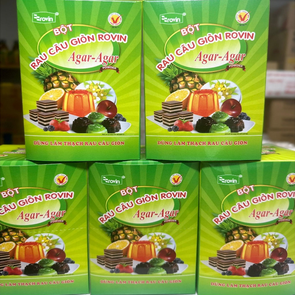 Bột Rau Câu Giòn Rovin Agar-Agar 50g
