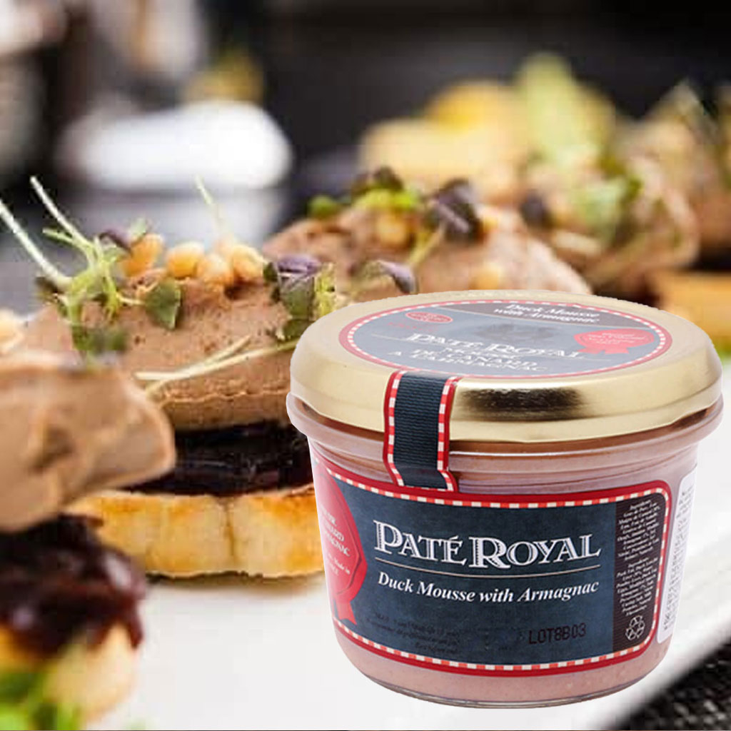 Patê vịt vị Armagnac Paté Royal Duck Mousse 180g F119780