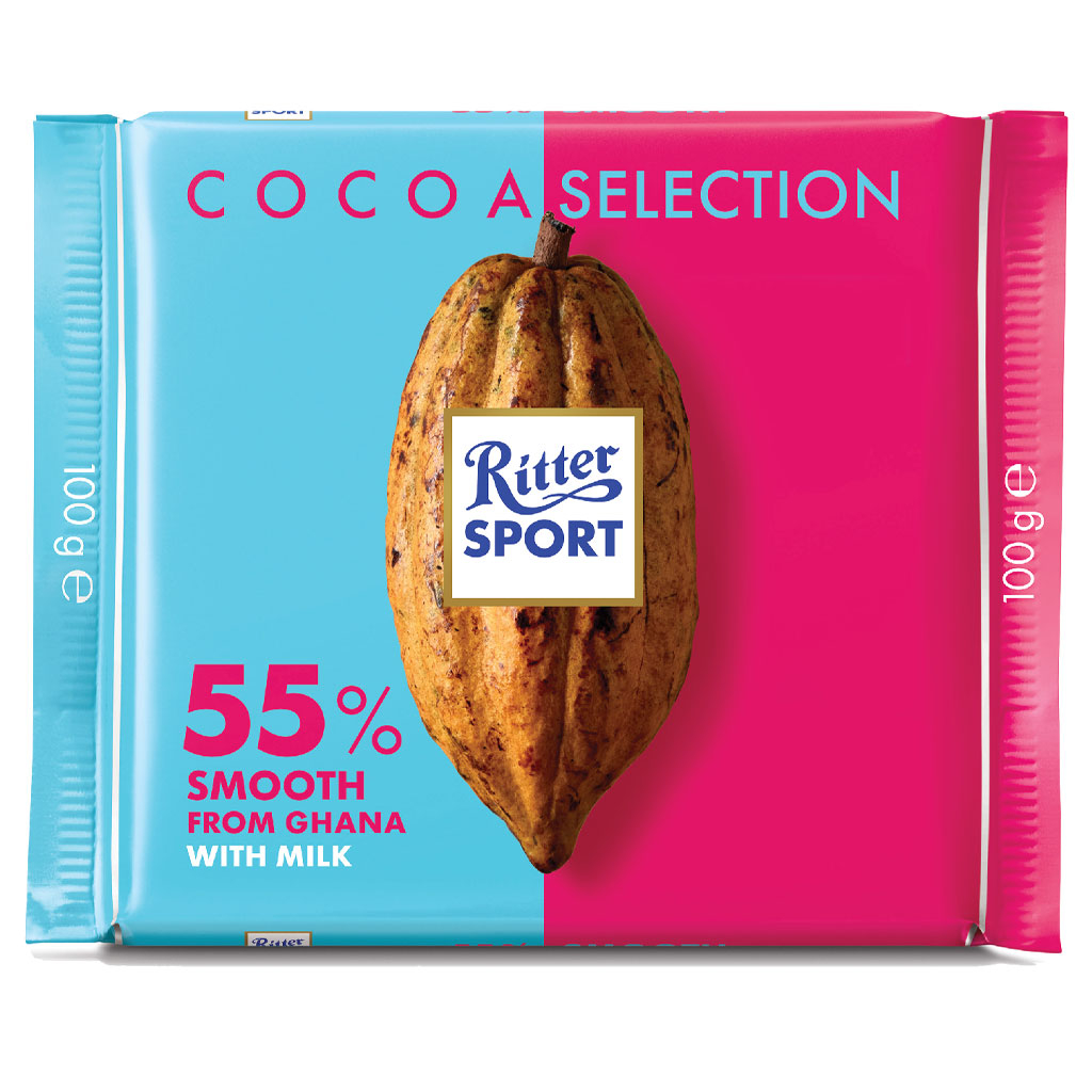 Sôcôla sữa 55% cacao Ritter Sport 100g F122936