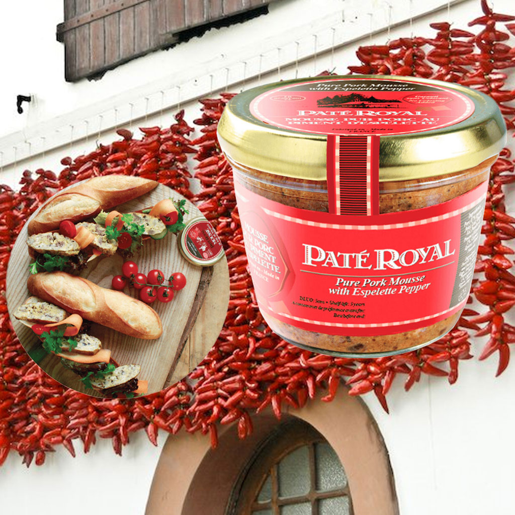 Patê heo vị ớt Espelette dạng nhuyễn Paté Royal 180g F122164