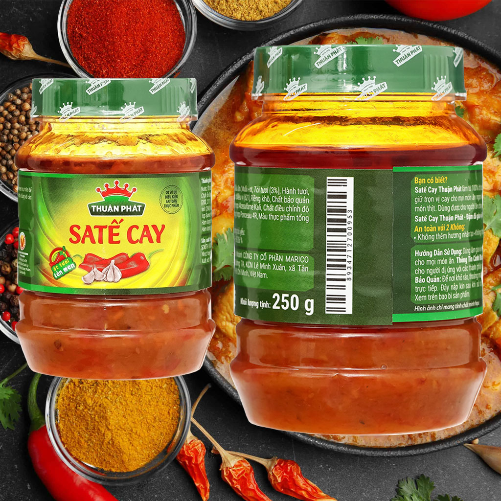Sa tế cay Thuận Phát chai  250g