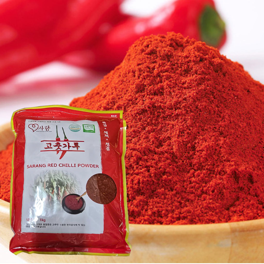 Ớt bột mịn Hàn Quốc Sarang 1kg