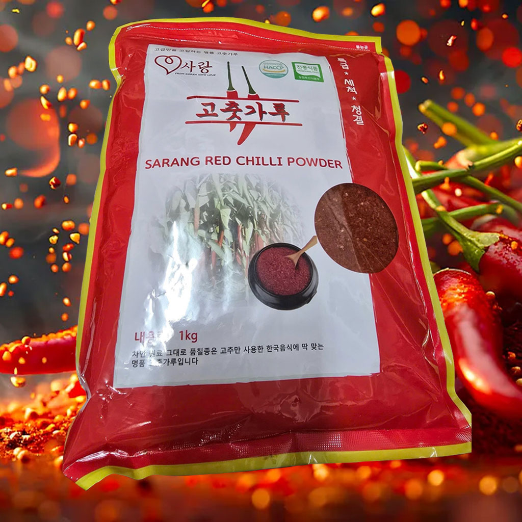 Ớt bột thô Hàn Quốc Sarang 1kg