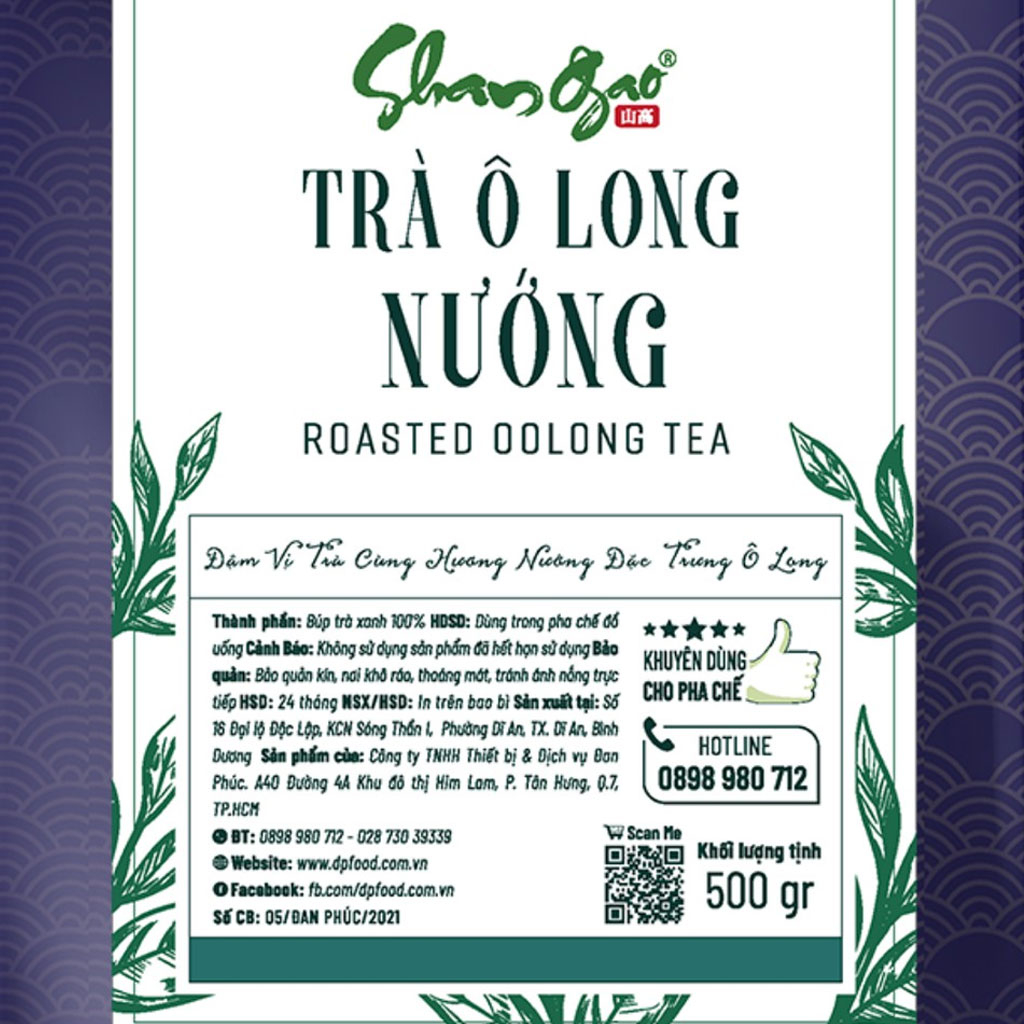 Trà Ô Long Nướng Shangao 500g
