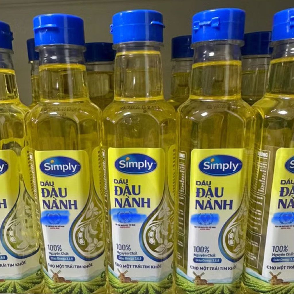 Dầu đậu nành nguyên chất Simply 400ml