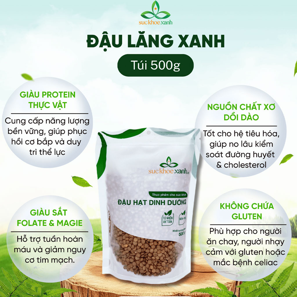 Đậu Lăng Xanh 500g