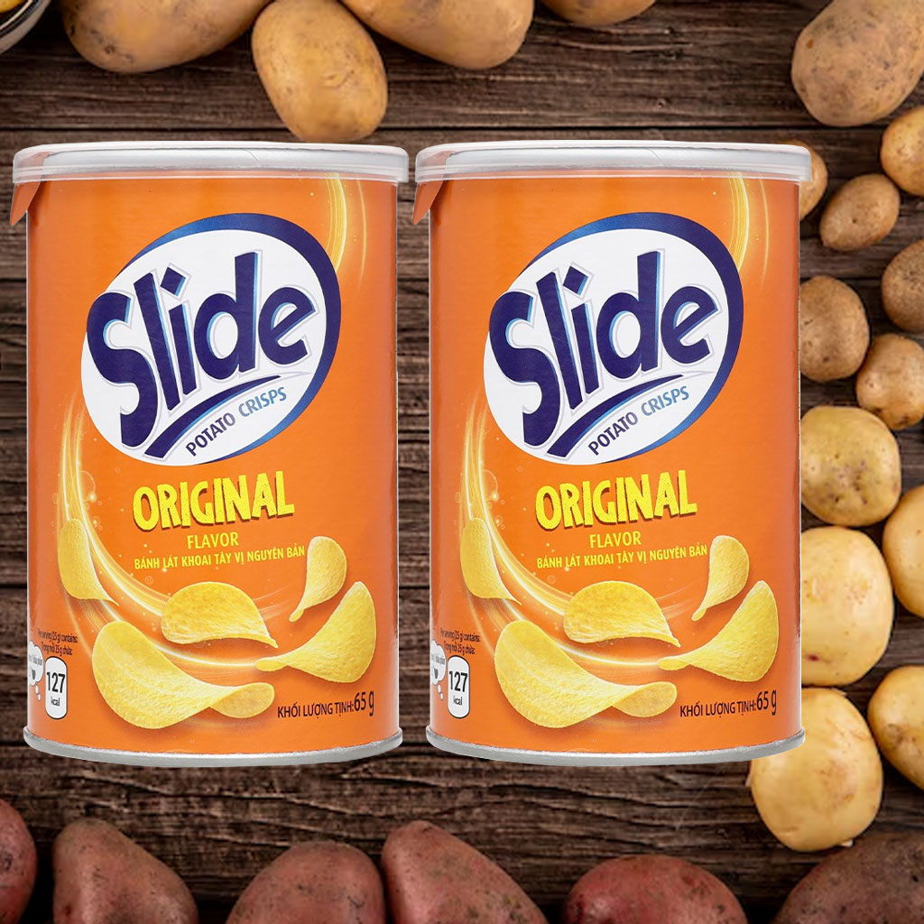 Snack Khoai Tây Chiên Slide Original 65G
