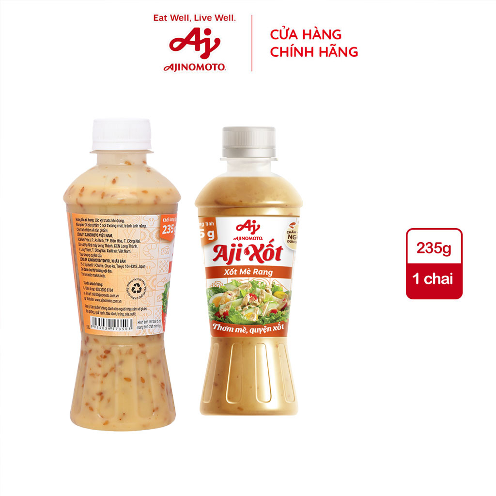 Sốt mè rang Aji Xốt Ajinomoto 235g