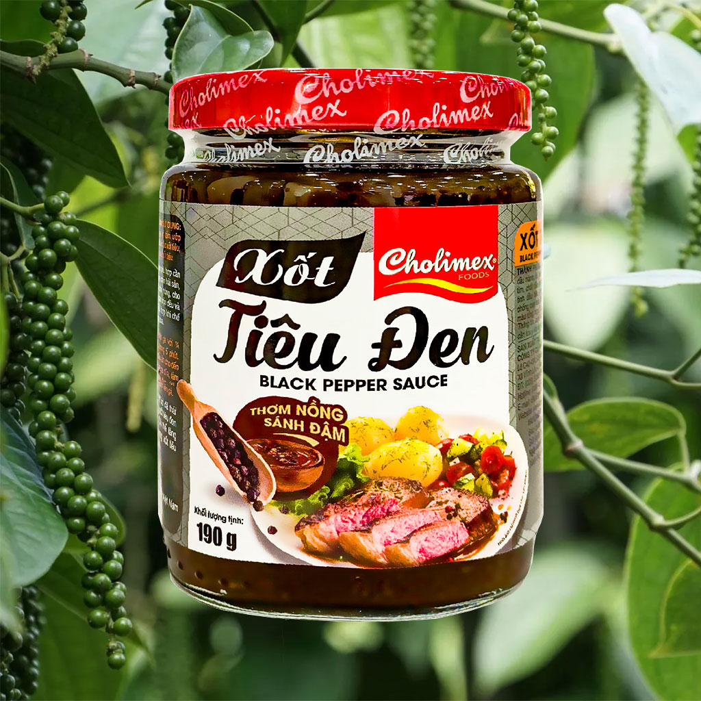 Sốt tiêu đen Cholimex Black Pepper Sauce 190g