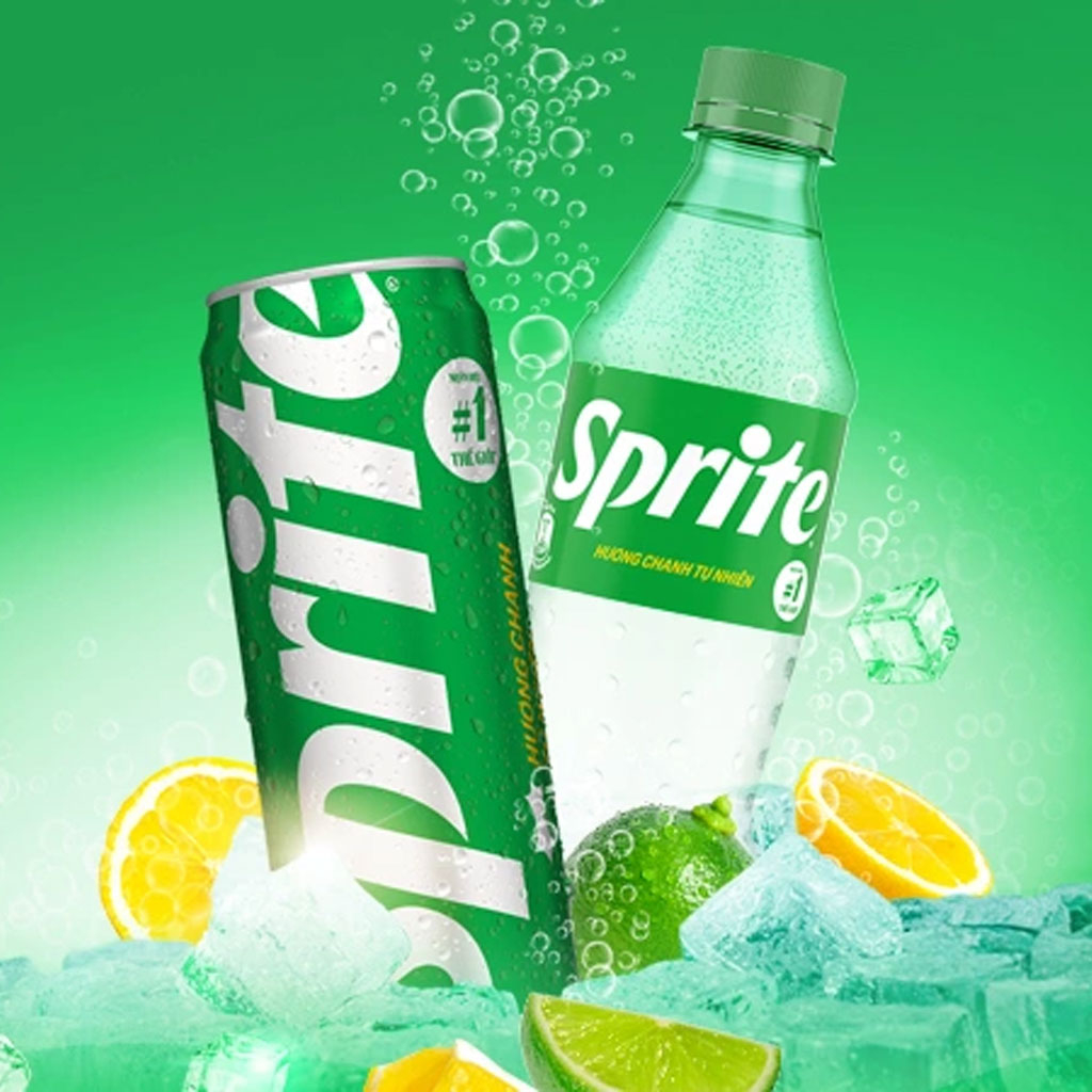 Nước ngọt Sprite 320ml x 24 lon
