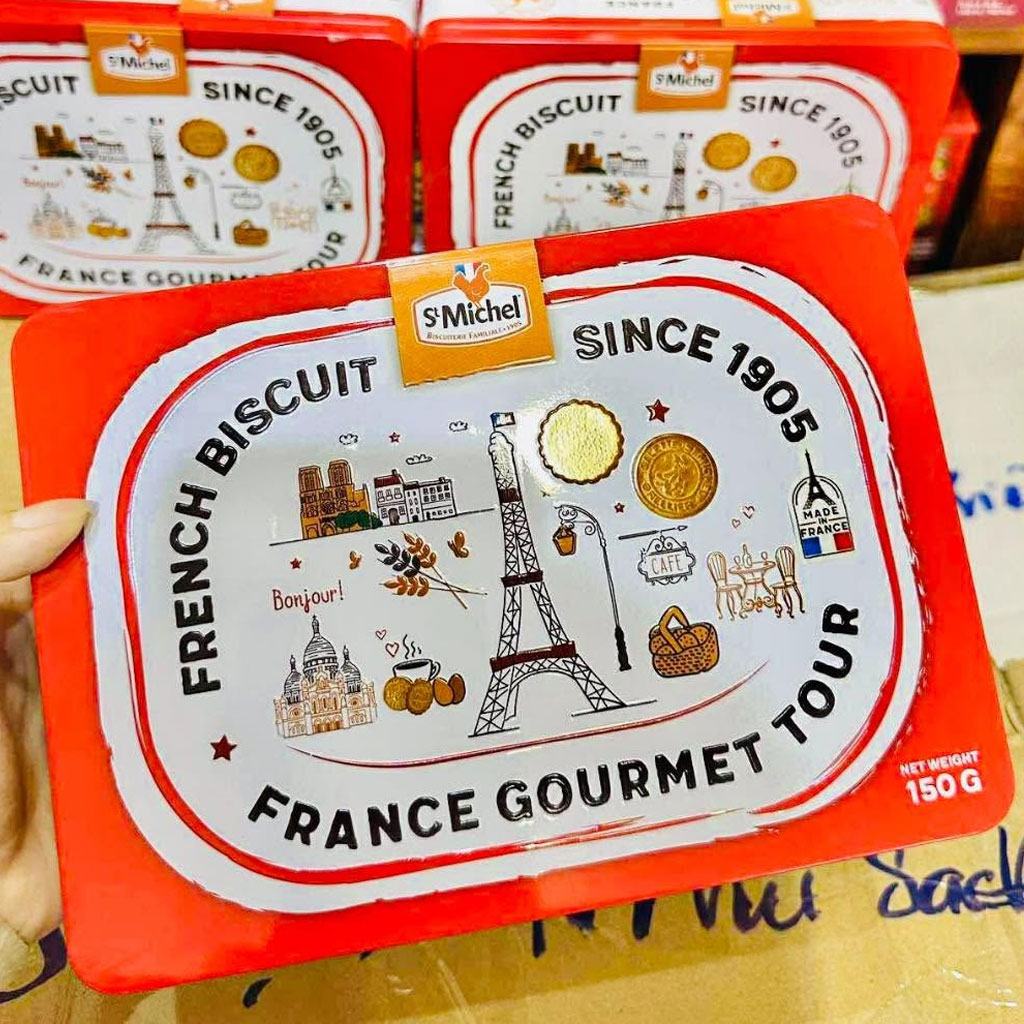 Bánh quy bơ St Michel France Gourmet Tour 150g mã F184051