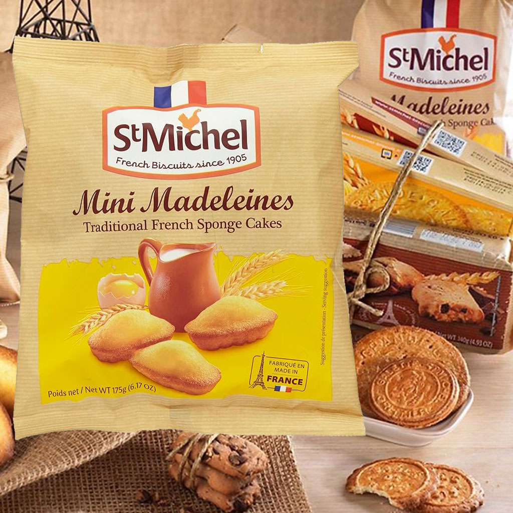 Bánh bông lan St Michel Mini Madeleines 175g
