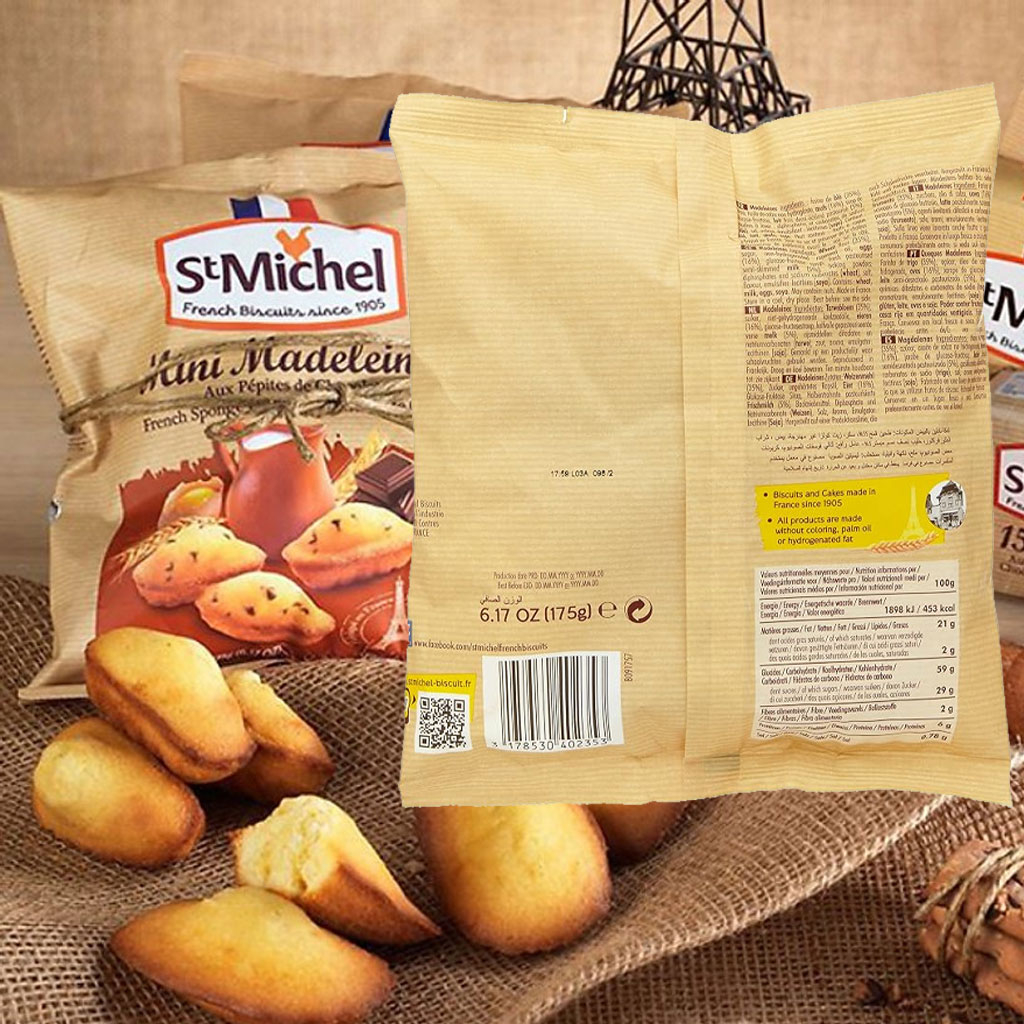 Bánh bông lan St Michel Mini Madeleines 175g