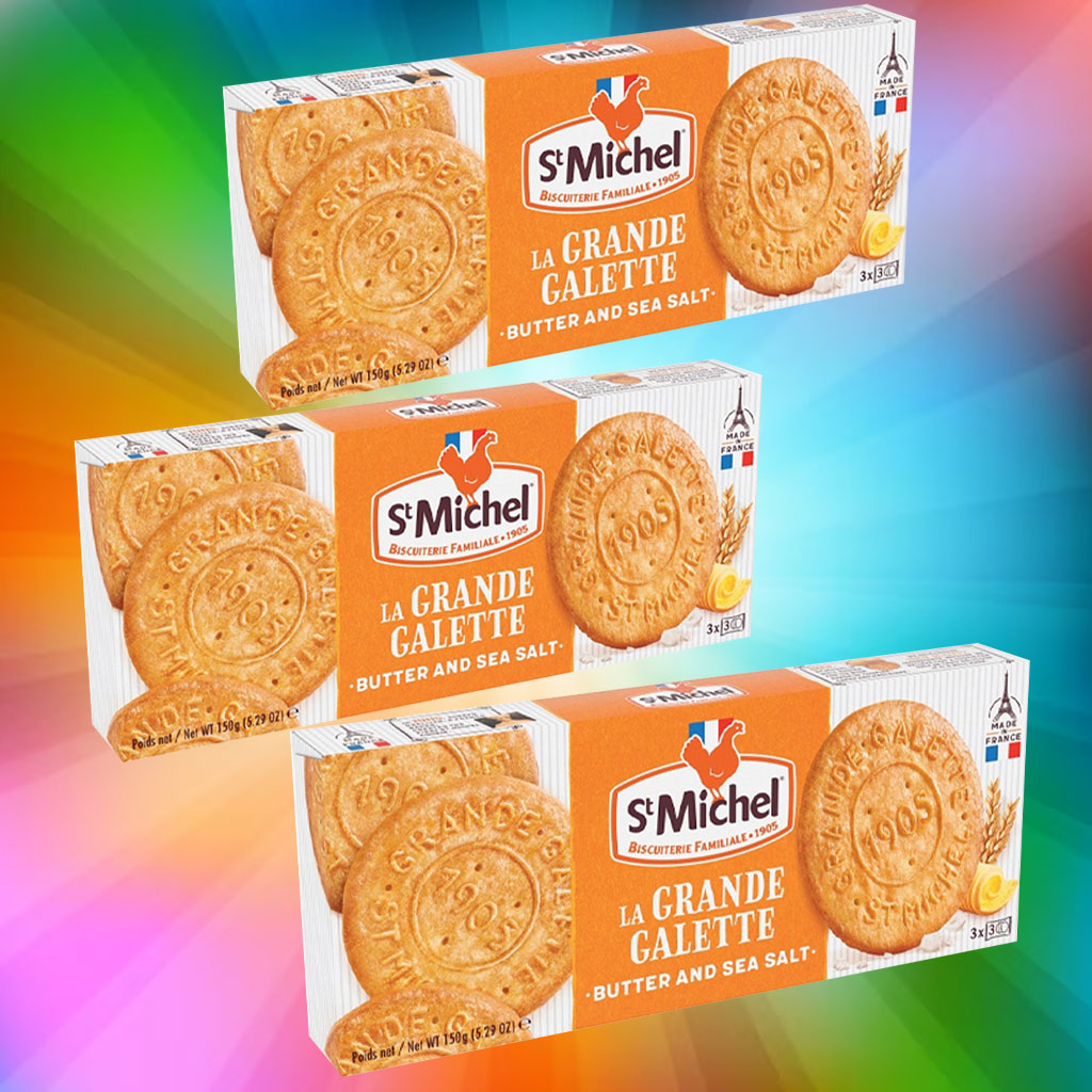 Bánh Quy Bơ Vị Muối St Michel La Grande Galette 150g