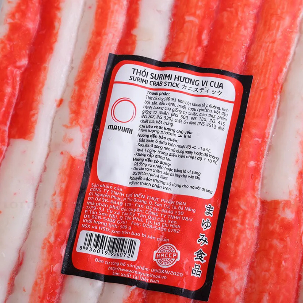 Thanh cua Surimi Crab Sticks 500g
