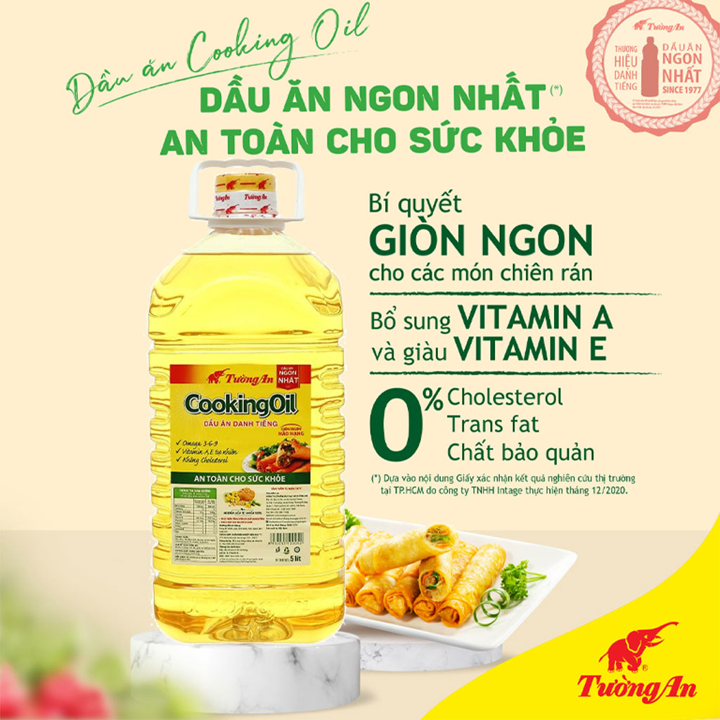Dầu thực vật Tường An Cooking Oil 5 lít