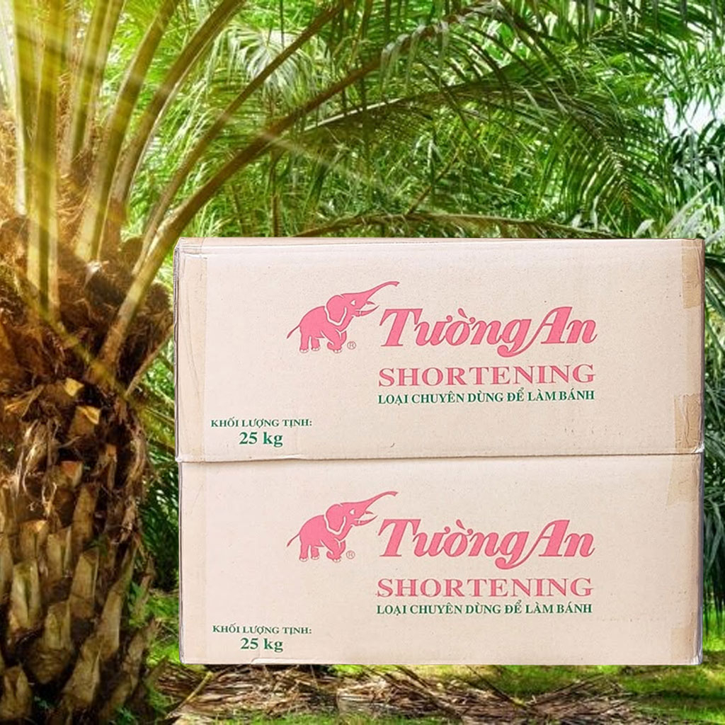 Bơ trắng Tường An Shortening LB52 thùng 25kg