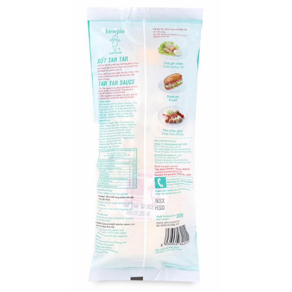 Sốt Tar Tar Kewpie 300gr