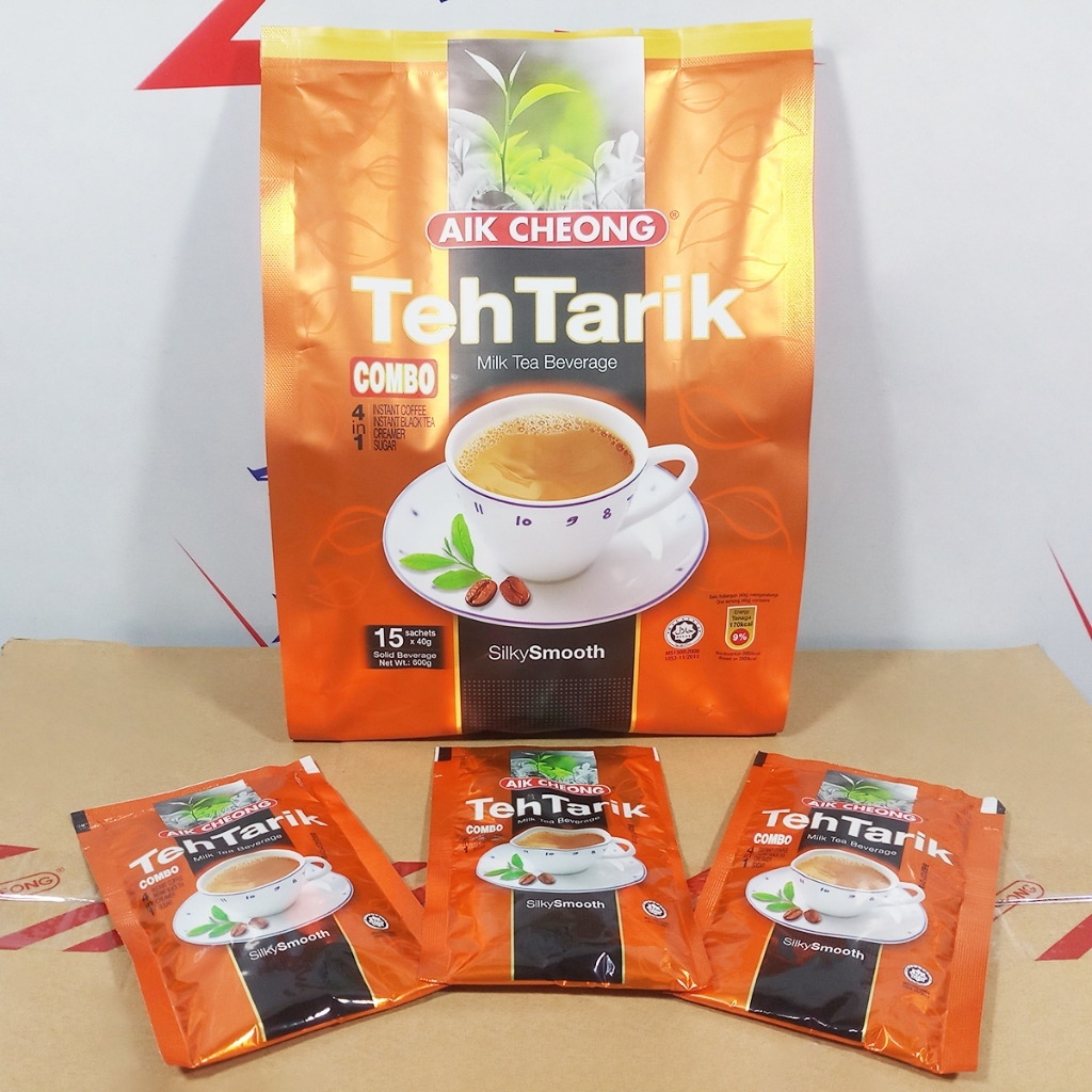Trà Sữa Aik Cheong Teh Tarik Classic vị cafe 600g (15 túi x 40g)