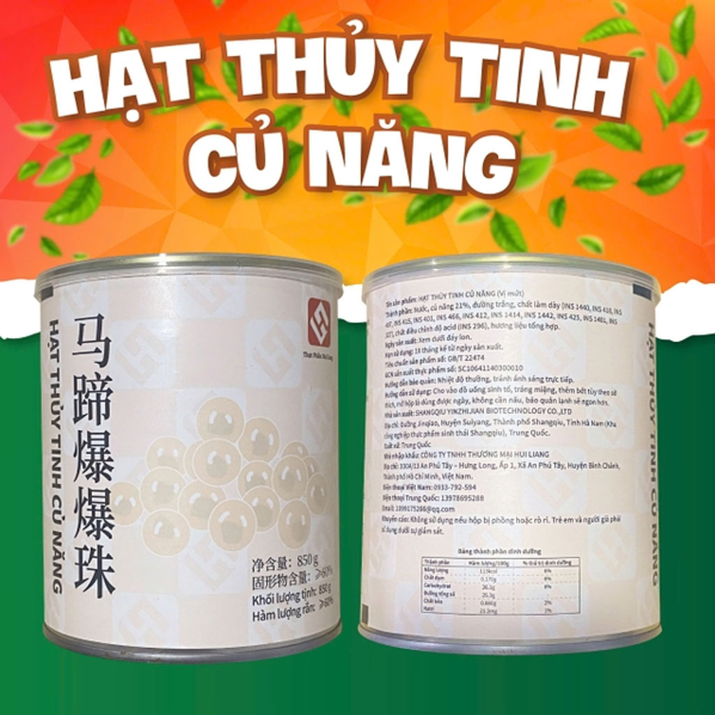 Thạch Nổ Củ Năng 850g