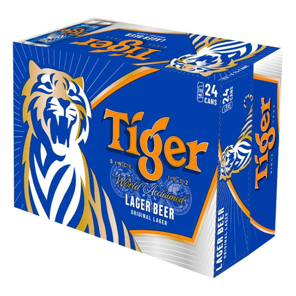 Bia nâu Tiger thùng 24 lon 330ml