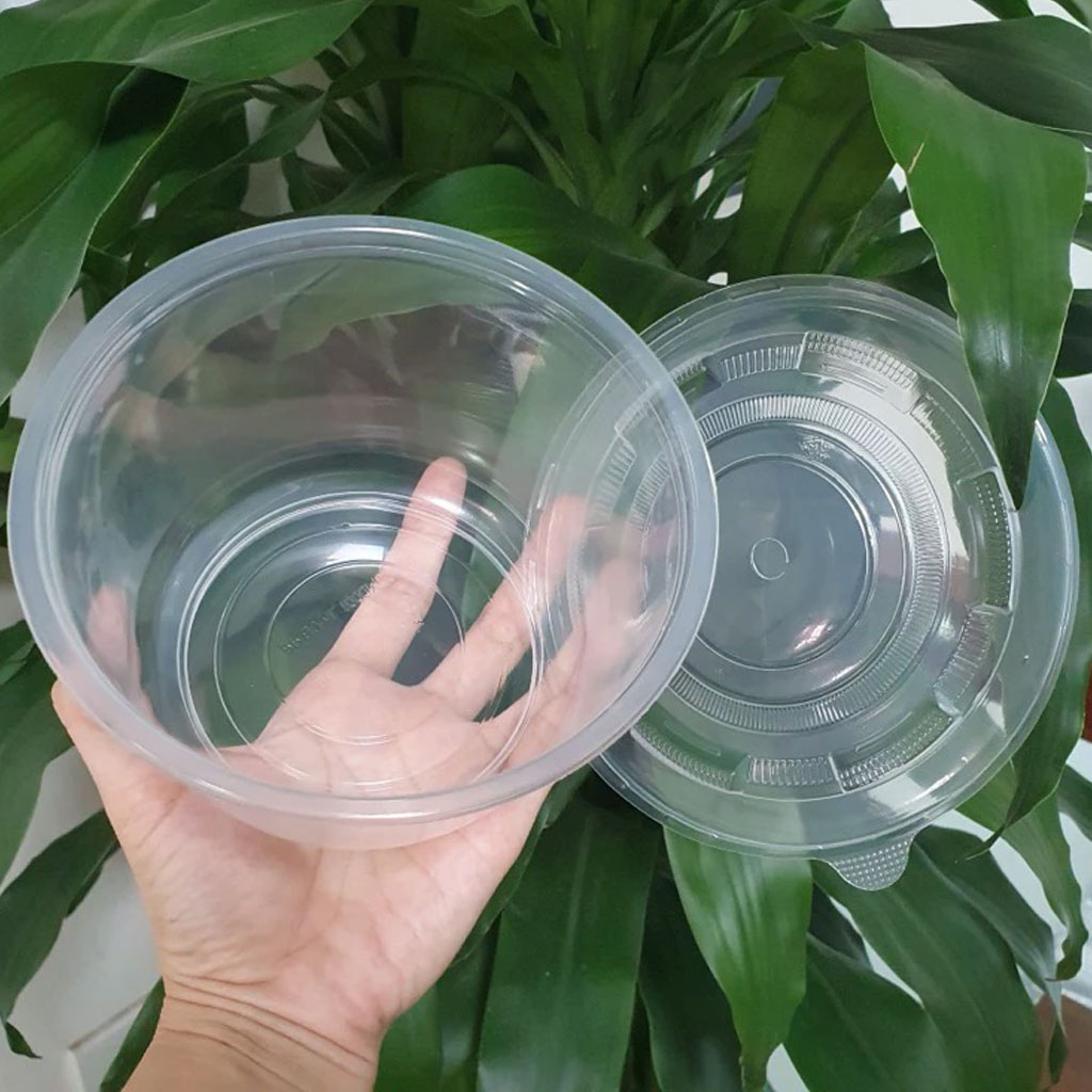 Tô nhựa 2 lớp 1000ml (Khay TT 1901)