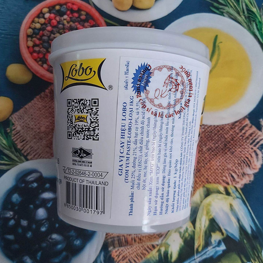 Gia vị lẩu thái Lobo Tom Yum Paste 1kg