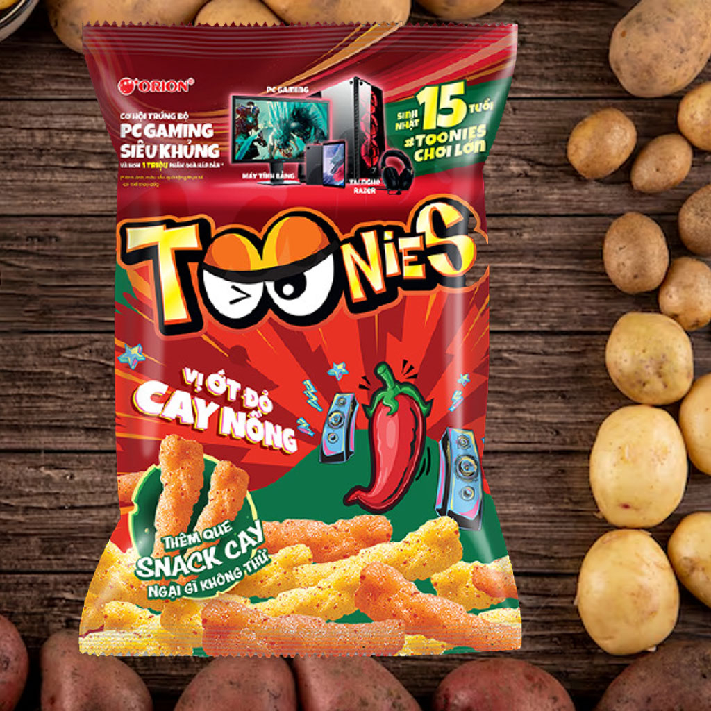 Snack Toonies vị Ớt đỏ