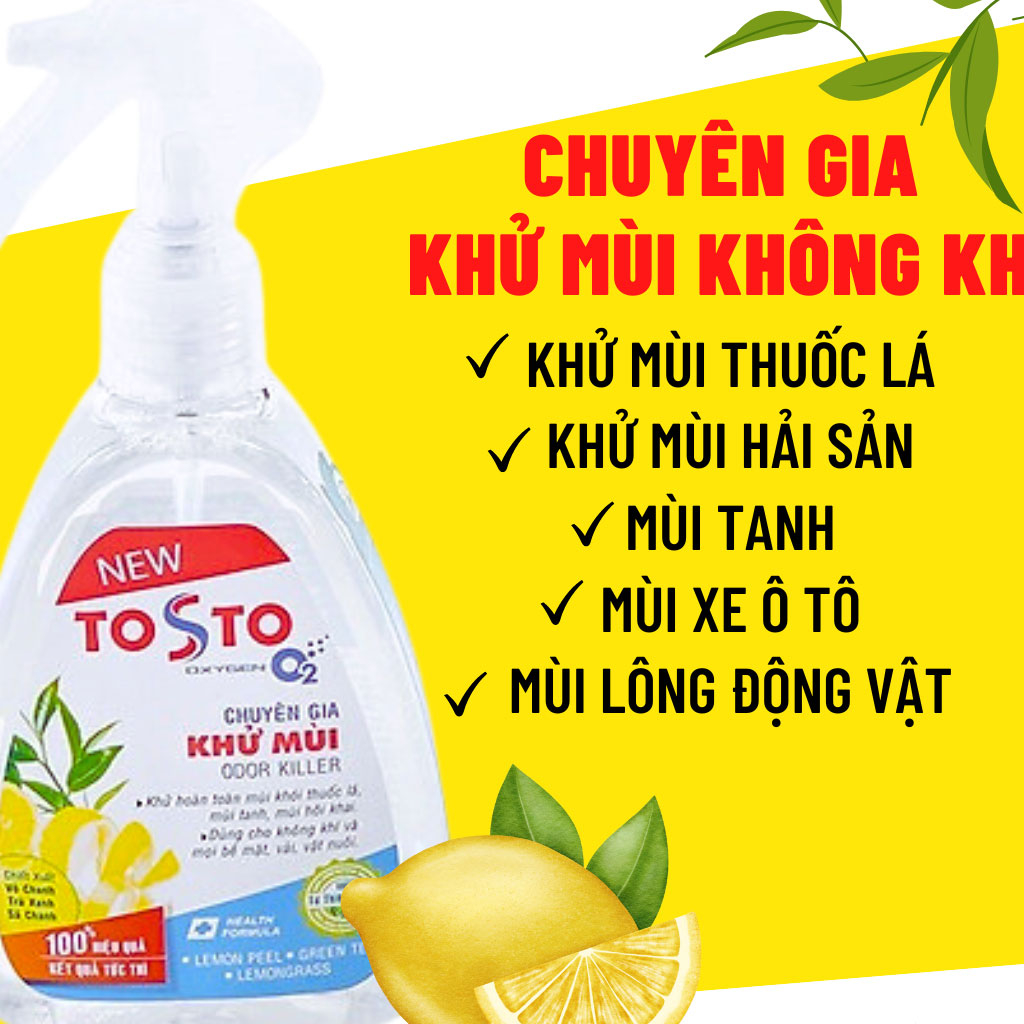 Xịt khử mùi Tosto Oxigen