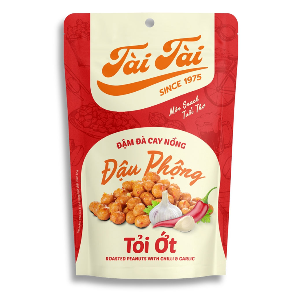 Đậu phộng tỏi ớt Tài Tài 70g