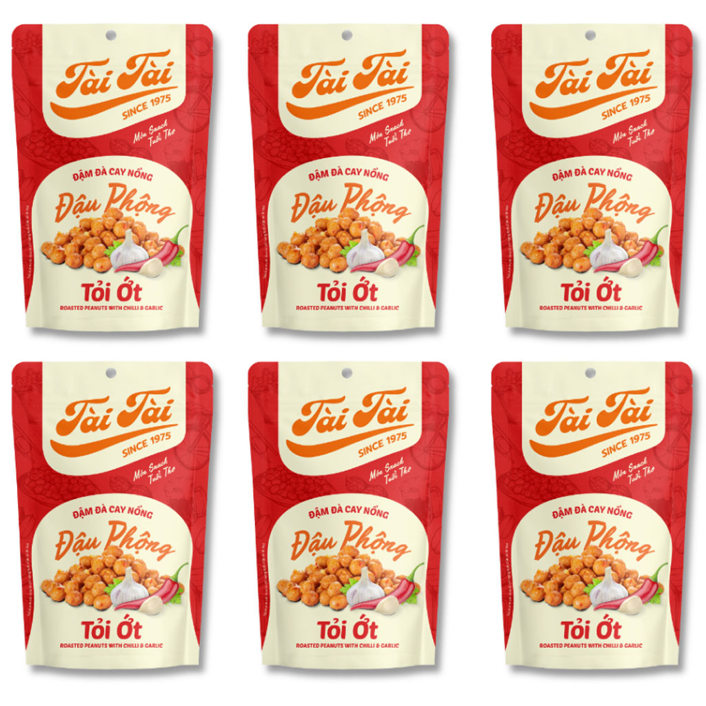 Đậu phộng tỏi ớt Tài Tài 70g