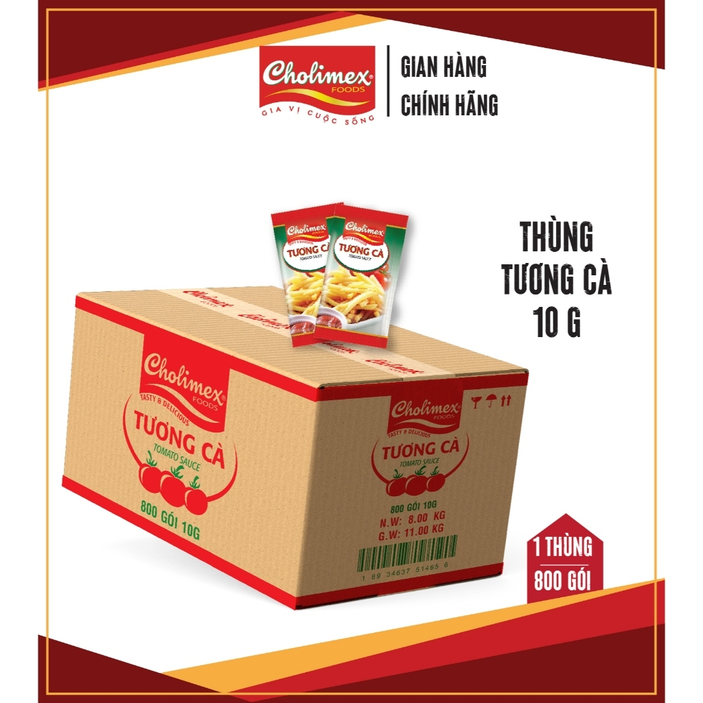 Tương cà Cholimex gói 10g x 800